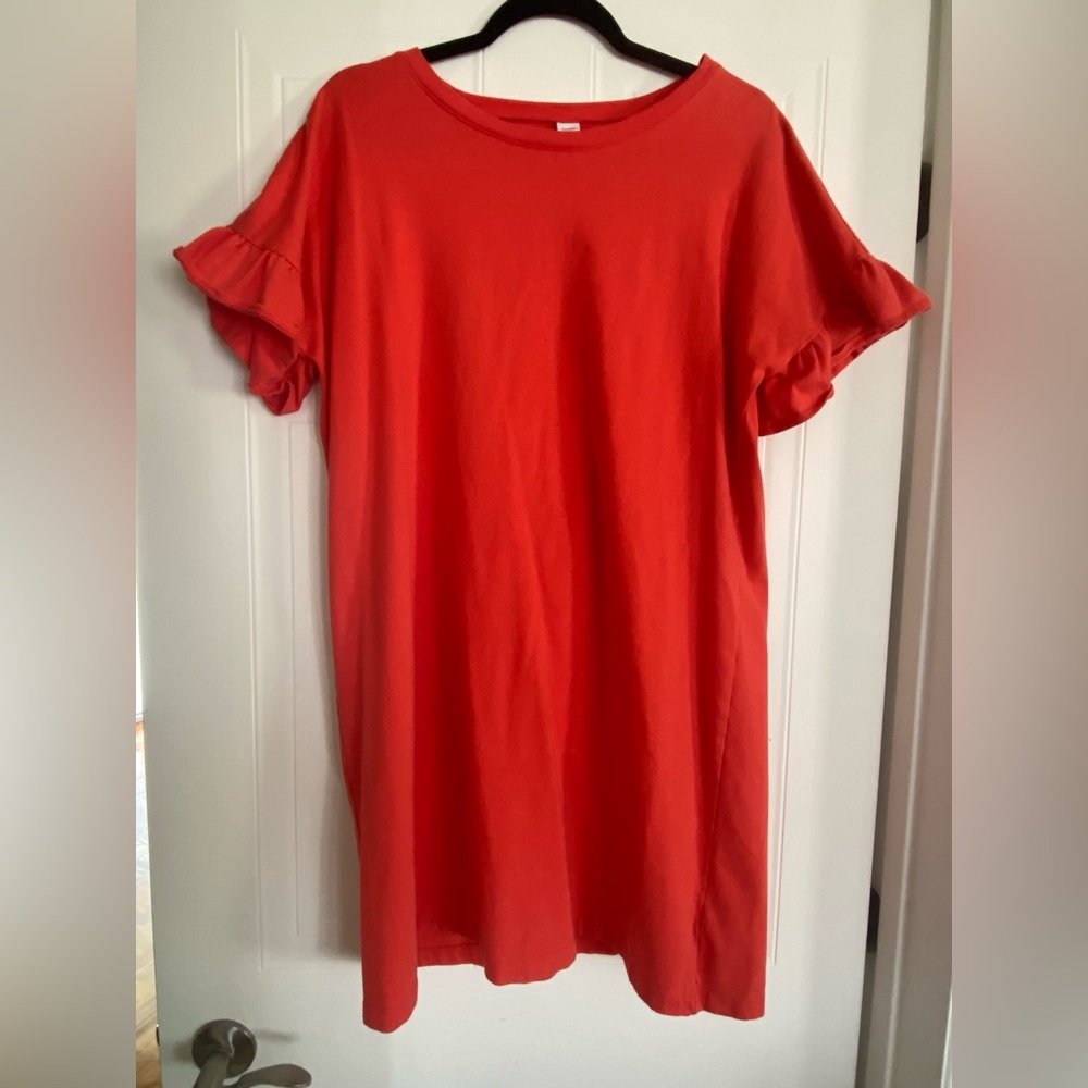 Old Navy ruffled sleeves t-shirt dress